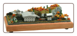 Miniature Train Layout - 4"x7" Oval with Coal Mine
